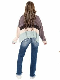 POL I Like Me Better Colorblock Sweater Tops