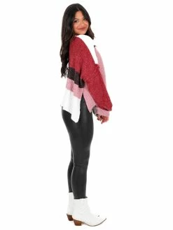 POL I Like Me Better Colorblock Sweater Tops