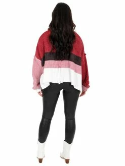 POL I Like Me Better Colorblock Sweater Tops