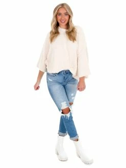 She + Sky Only The Lonely Soft Sweater