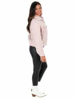 She + Sky Colder Weather Quilted Padded Jacket