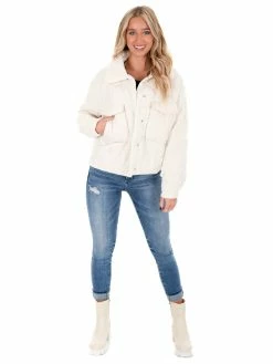 She + Sky Colder Weather Quilted Padded Jacket