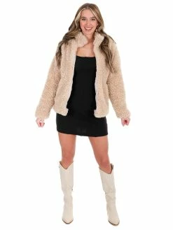 She + Sky Heartwarming Teddy Bear Jacket Outerwear
