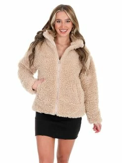She + Sky Heartwarming Teddy Bear Jacket Outerwear
