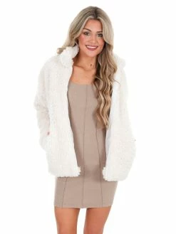 She + Sky Heartwarming Teddy Bear Jacket Outerwear