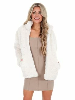 She + Sky Heartwarming Teddy Bear Jacket Outerwear