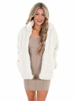 She + Sky Heartwarming Teddy Bear Jacket Outerwear