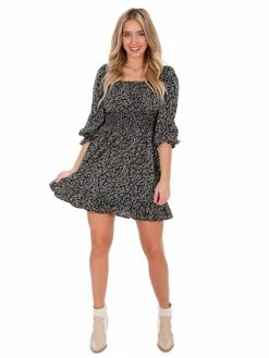 She + Sky Fall For You Print Dress Dresses