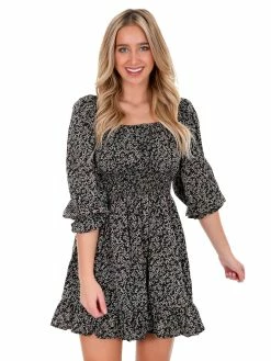 She + Sky Fall For You Print Dress Dresses