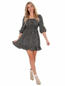 She + Sky Fall For You Print Dress Dresses