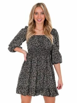 She + Sky Fall For You Print Dress Dresses