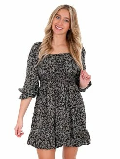 She + Sky Fall For You Print Dress Dresses