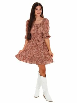 She + Sky Fall For You Print Dress Dresses