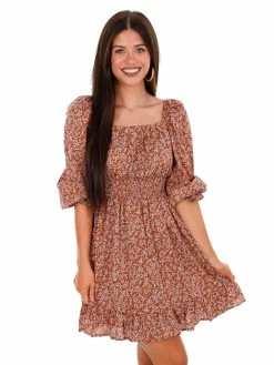 She + Sky Fall For You Print Dress Dresses