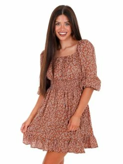 She + Sky Fall For You Print Dress Dresses