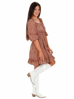 She + Sky Fall For You Print Dress Dresses