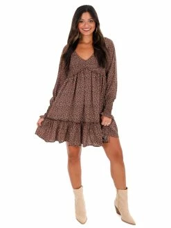 She + Sky Free Falling Print Dress Dresses