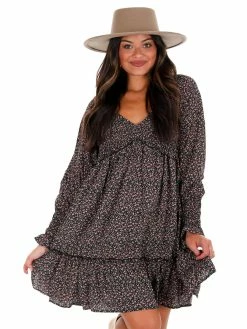 She + Sky Free Falling Print Dress Dresses