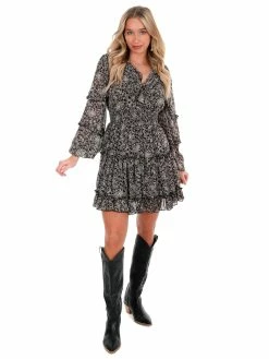 She + Sky Coming Home Floral Dress