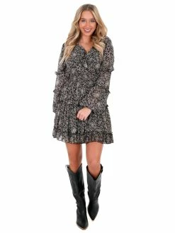 She + Sky Coming Home Floral Dress