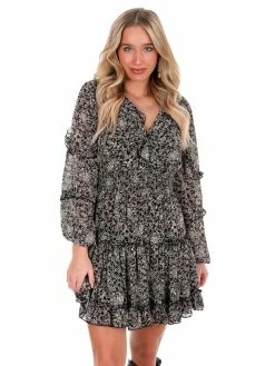 She + Sky Coming Home Floral Dress