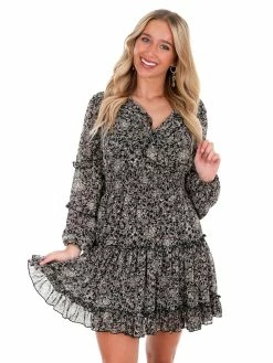 She + Sky Coming Home Floral Dress