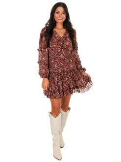 She + Sky Coming Home Floral Dress