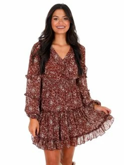 She + Sky Coming Home Floral Dress