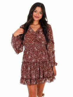 She + Sky Coming Home Floral Dress