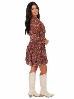 She + Sky Coming Home Floral Dress