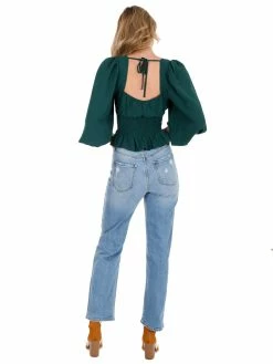 She + Sky Say Hey Woven Top Tops