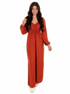 She + Sky One Of Us Satin Jumpsuit Playsuits