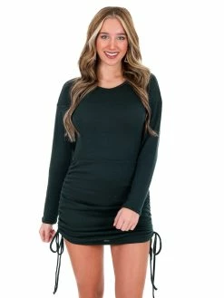 She + Sky Can't Shake You Ruched Dress