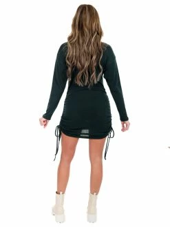 She + Sky Can't Shake You Ruched Dress