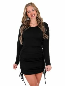 She + Sky Can't Shake You Ruched Dress