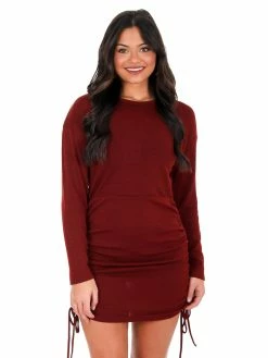 She + Sky Can't Shake You Ruched Dress