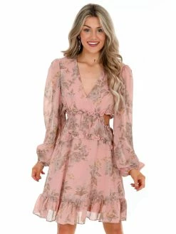 She + Sky Sale Memory Fades Floral Dress