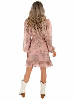 She + Sky Sale Memory Fades Floral Dress