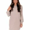 She + Sky Girls Like Me Thermal Knit Dress