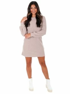 She + Sky Girls Like Me Thermal Knit Dress