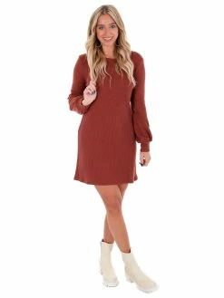 Discount 💯 She + Sky 👧 Girls Like Me Thermal Knit 👗 Dress 😉 35 She + Sky Girls Like Me Thermal Knit Dress