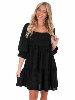 She + Sky Real As It Gets Dots Dress