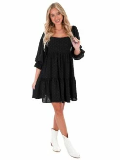 She + Sky Real As It Gets Dots Dress