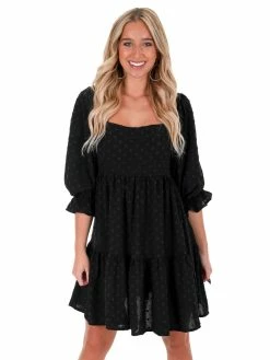 She + Sky Real As It Gets Dots Dress