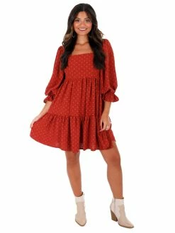 She + Sky Real As It Gets Dots Dress