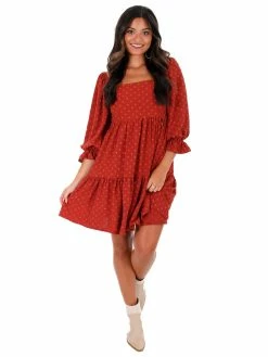 She + Sky Real As It Gets Dots Dress