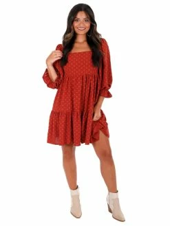 She + Sky Real As It Gets Dots Dress