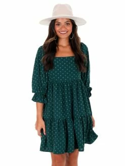 She + Sky Real As It Gets Dots Dress