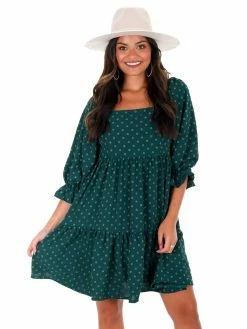 She + Sky Real As It Gets Dots Dress