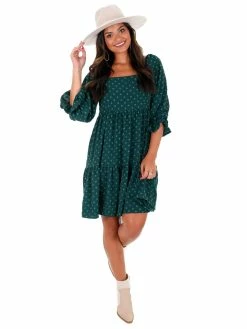 She + Sky Real As It Gets Dots Dress